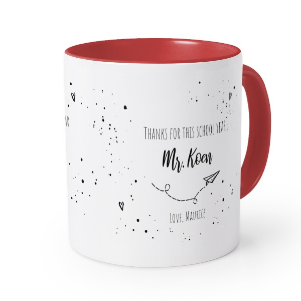 Colored Mug Red