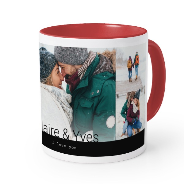Farbige Tasse rot