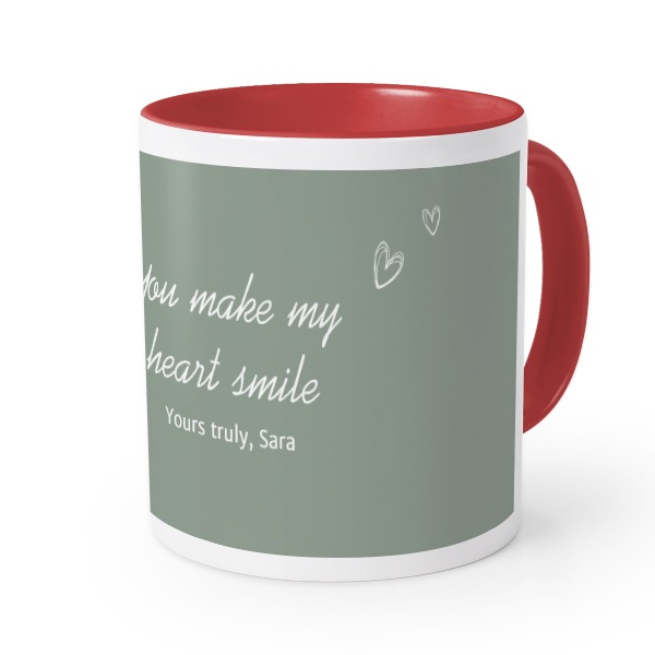 Colored Mug Red