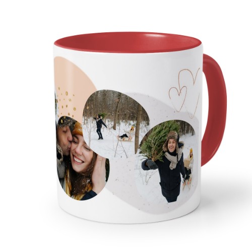 Mugg med färg röd