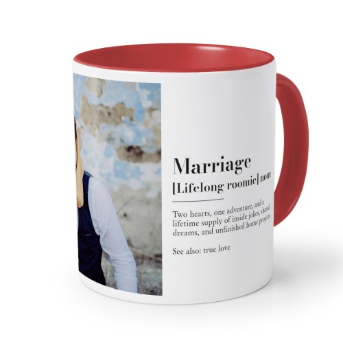 Värillinen muki punainen