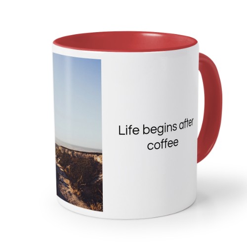 Colored Mug Red