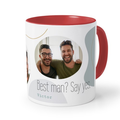 Farbige Tasse rot Farbige Tasse rot