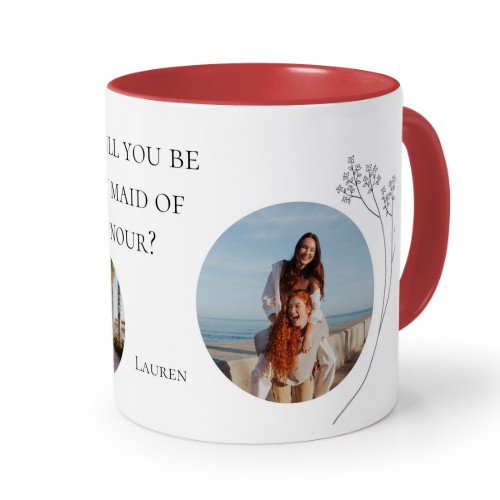 Mugg med fÀrg röd Mugg med fÀrg röd