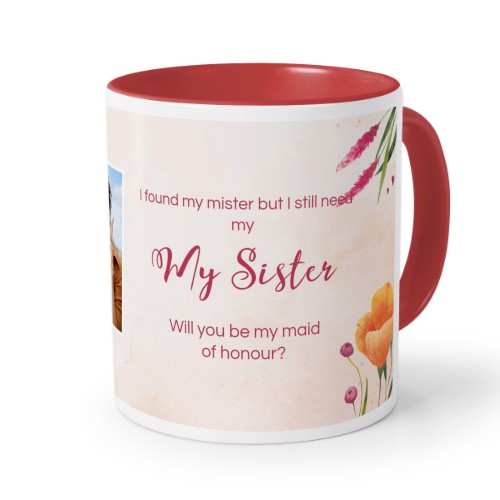 Colored Mug Red Colored Mug Red