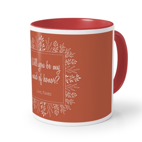 Gekleurde Mok rood Gekleurde Mok rood