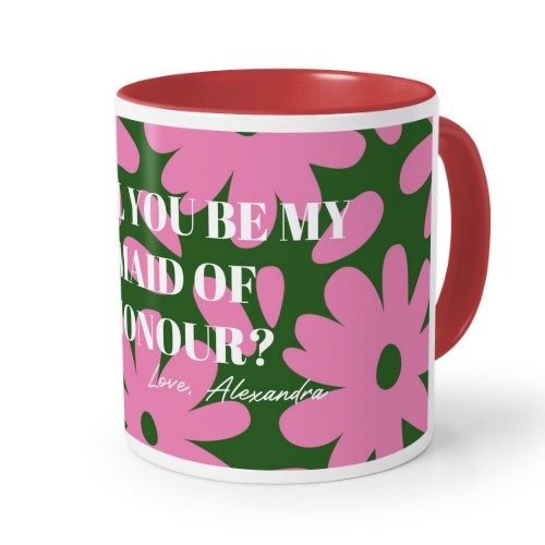 Colored Mug Red Colored Mug Red