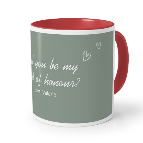 Mugg med fÀrg röd Mugg med fÀrg röd