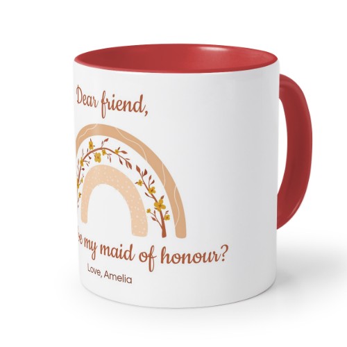 Farbige Tasse rot Farbige Tasse rot