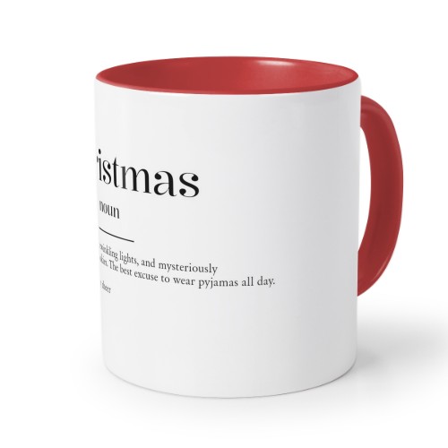 Colored Mug Red