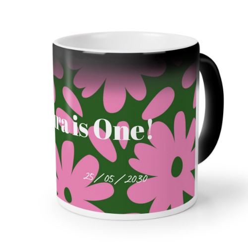 Happy Flower Pattern - Text Only