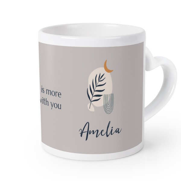 Mug anse en coeur