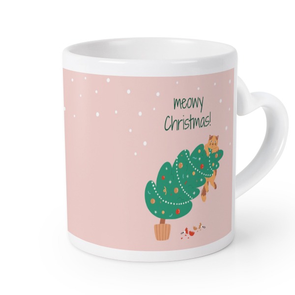 Mug anse en coeur