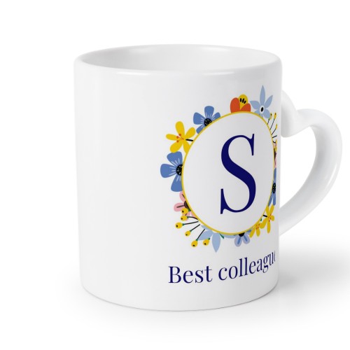 Mug anse en coeur