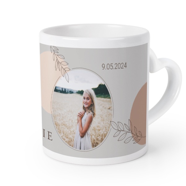 Mug anse en coeur