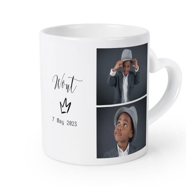 Mug anse en coeur