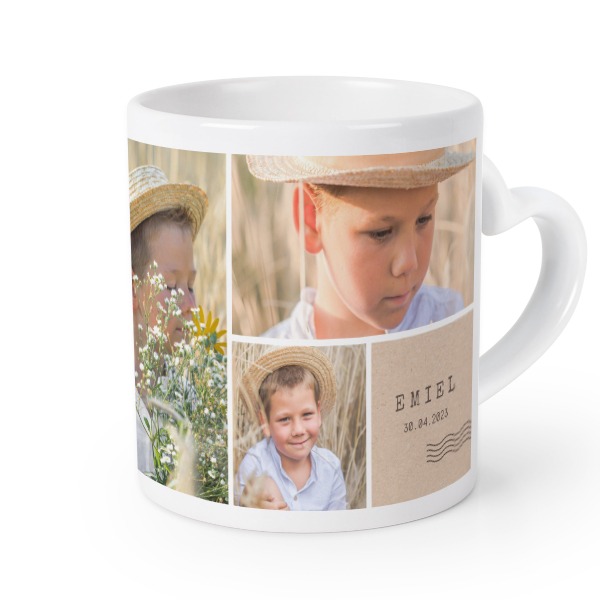 Herztasse mit Foto personalisiert