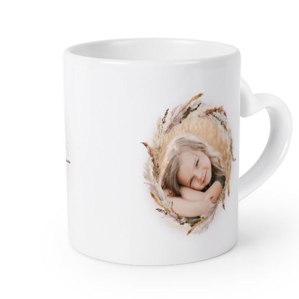 Mug anse en coeur