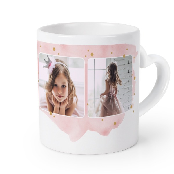 Mug anse en coeur