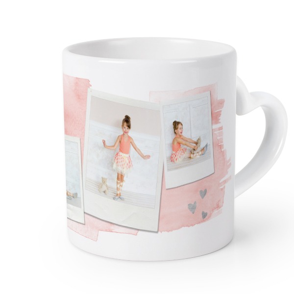 Mug anse en coeur