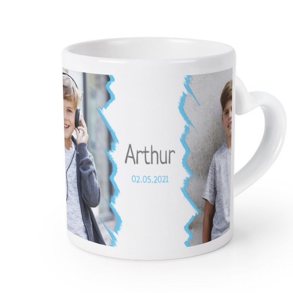 Mug anse en coeur Mug anse en coeur