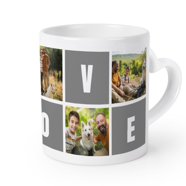 Mug anse en coeur