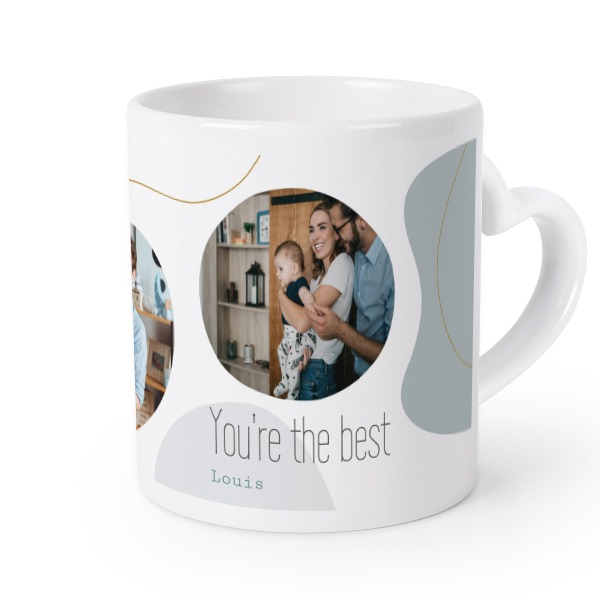 Mug anse en coeur