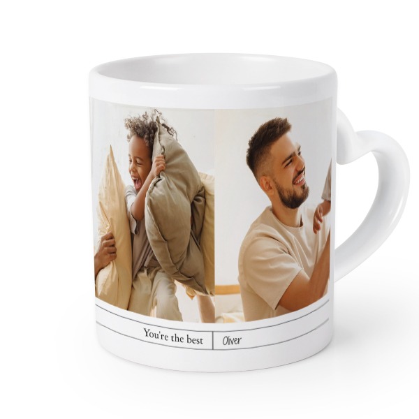 Mug anse en coeur