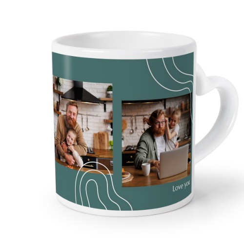 Mug anse en coeur Mug anse en coeur