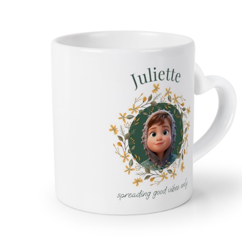 Herztasse mit Foto personalisiert
