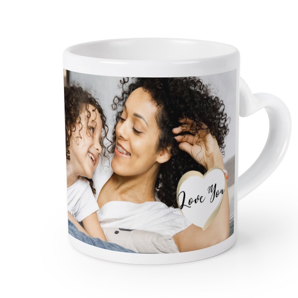 Mug anse en coeur Mug anse en coeur