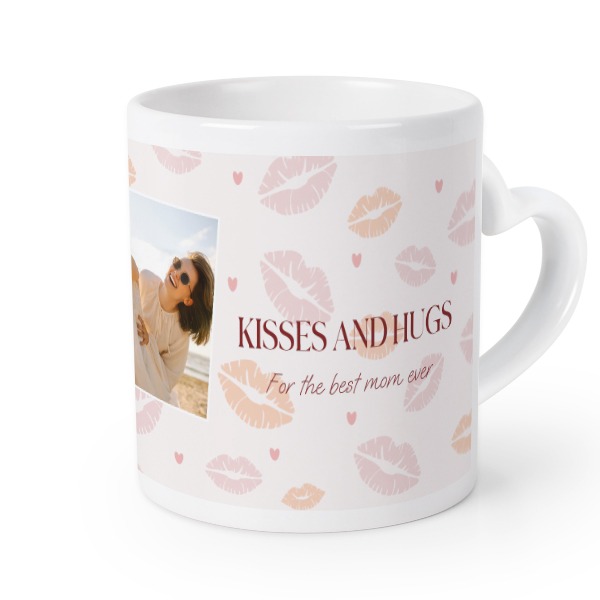 Mug anse en coeur