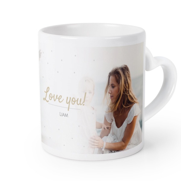 Mug anse en coeur Mug anse en coeur