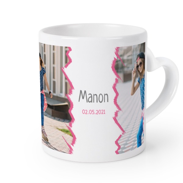 Mug anse en coeur Mug anse en coeur