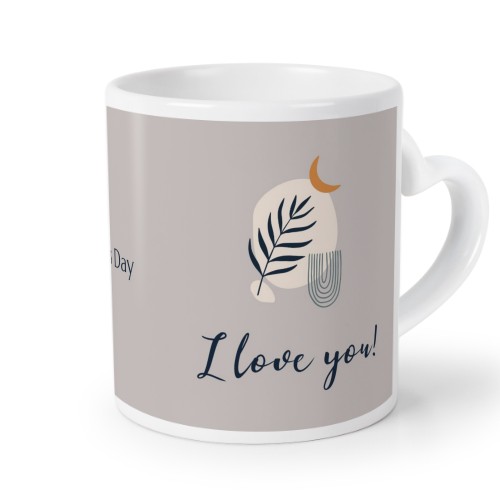 Herztasse mit Foto personalisiert