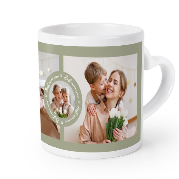 Herztasse mit Foto personalisiert
