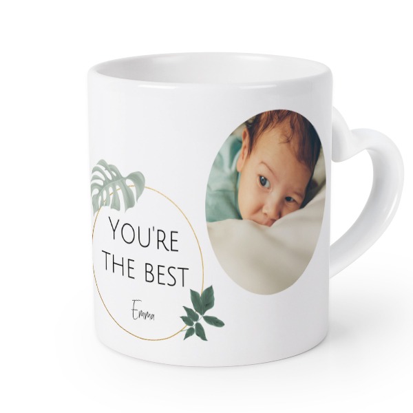 Mug anse en coeur