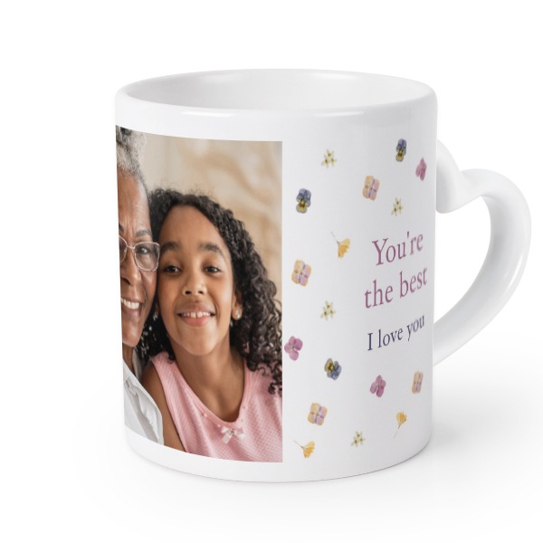 Mug anse en coeur