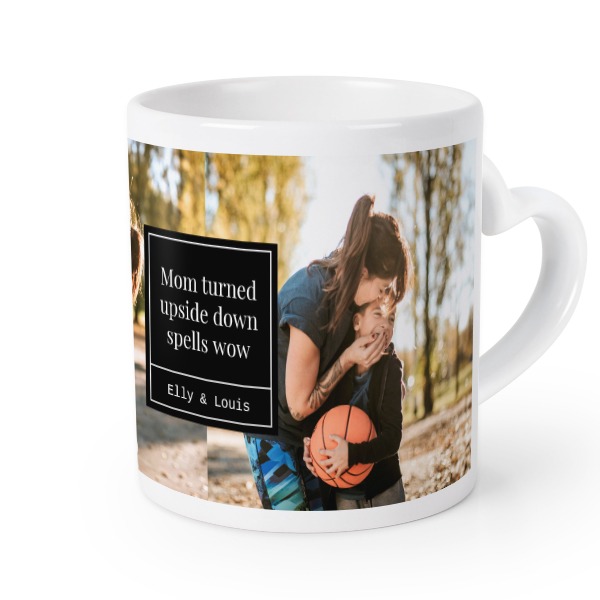 Herztasse mit Foto personalisiert