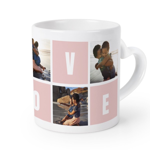 Mug anse en coeur