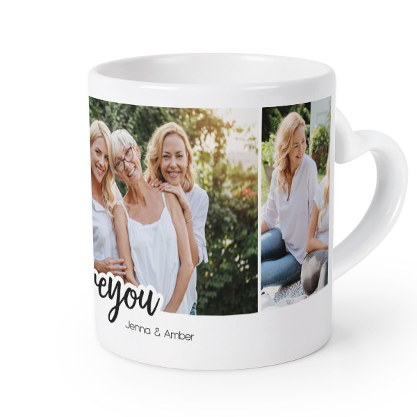 Mug anse en coeur