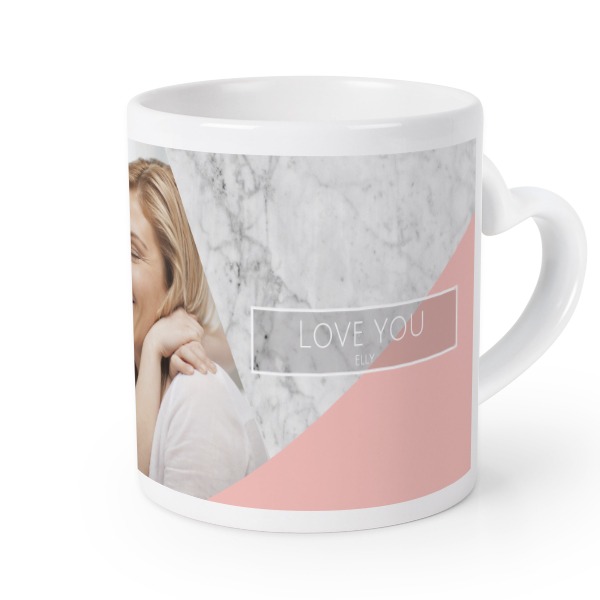 Mug anse en coeur