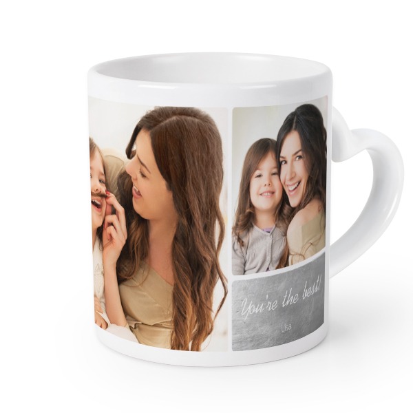 Mug anse en coeur