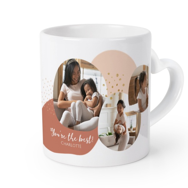 Mug anse en coeur