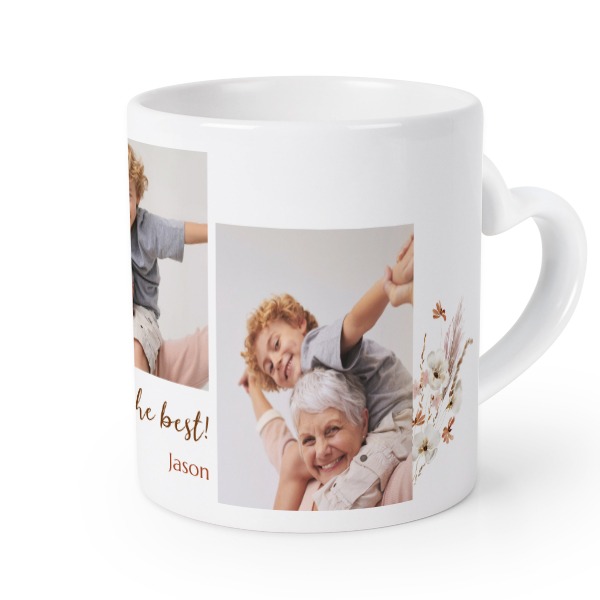 Mug anse en coeur