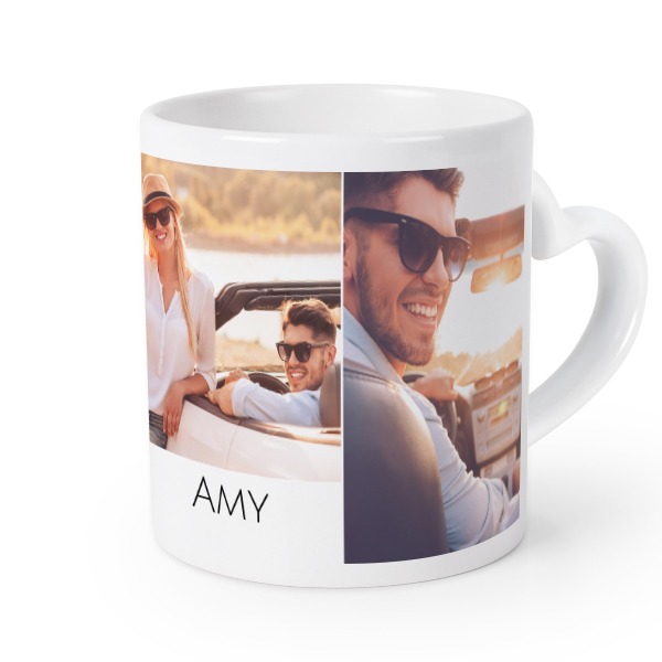 Mug anse en coeur