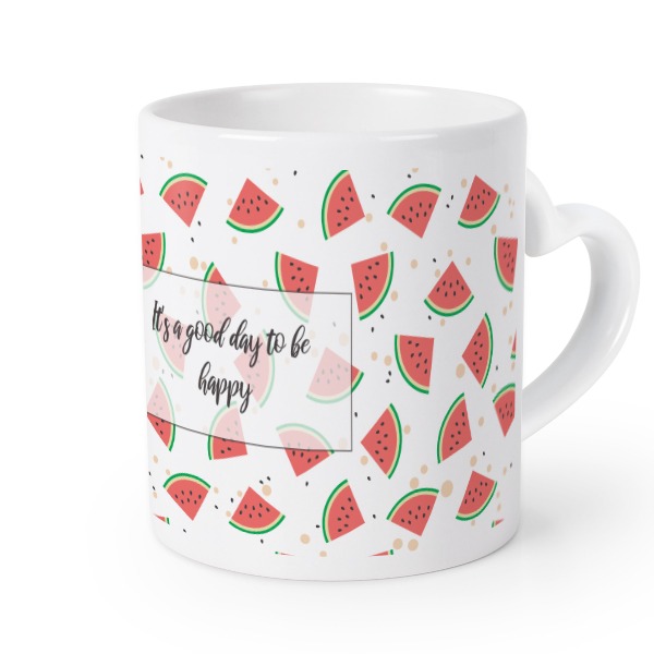 Mug anse en coeur