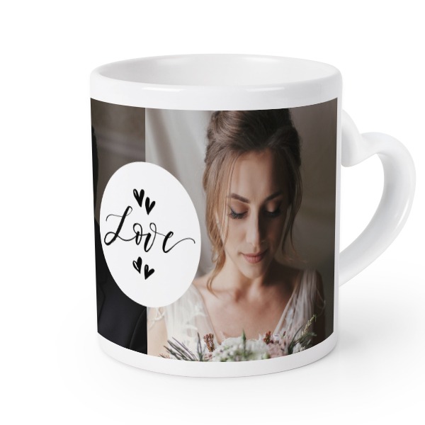 Mug anse en coeur