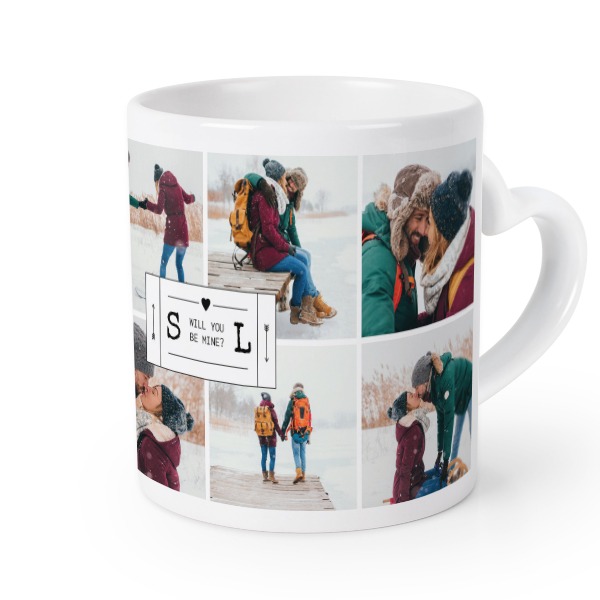 Mug anse en coeur