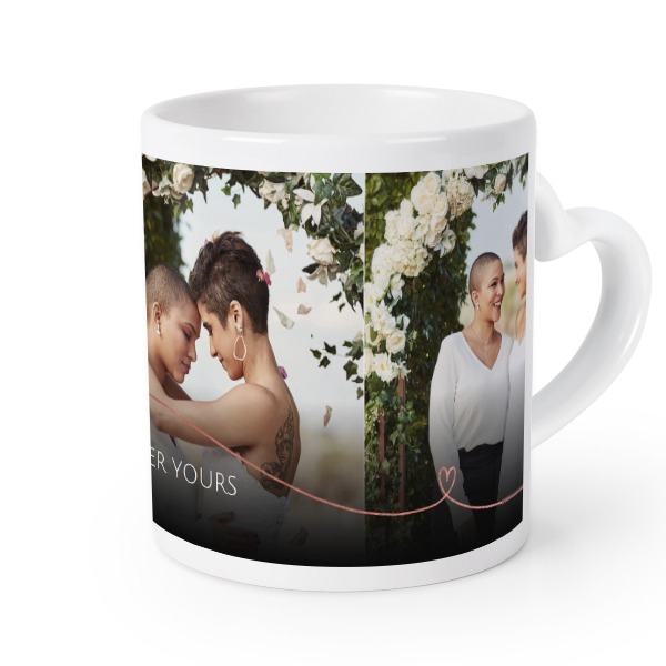 Mug anse en coeur